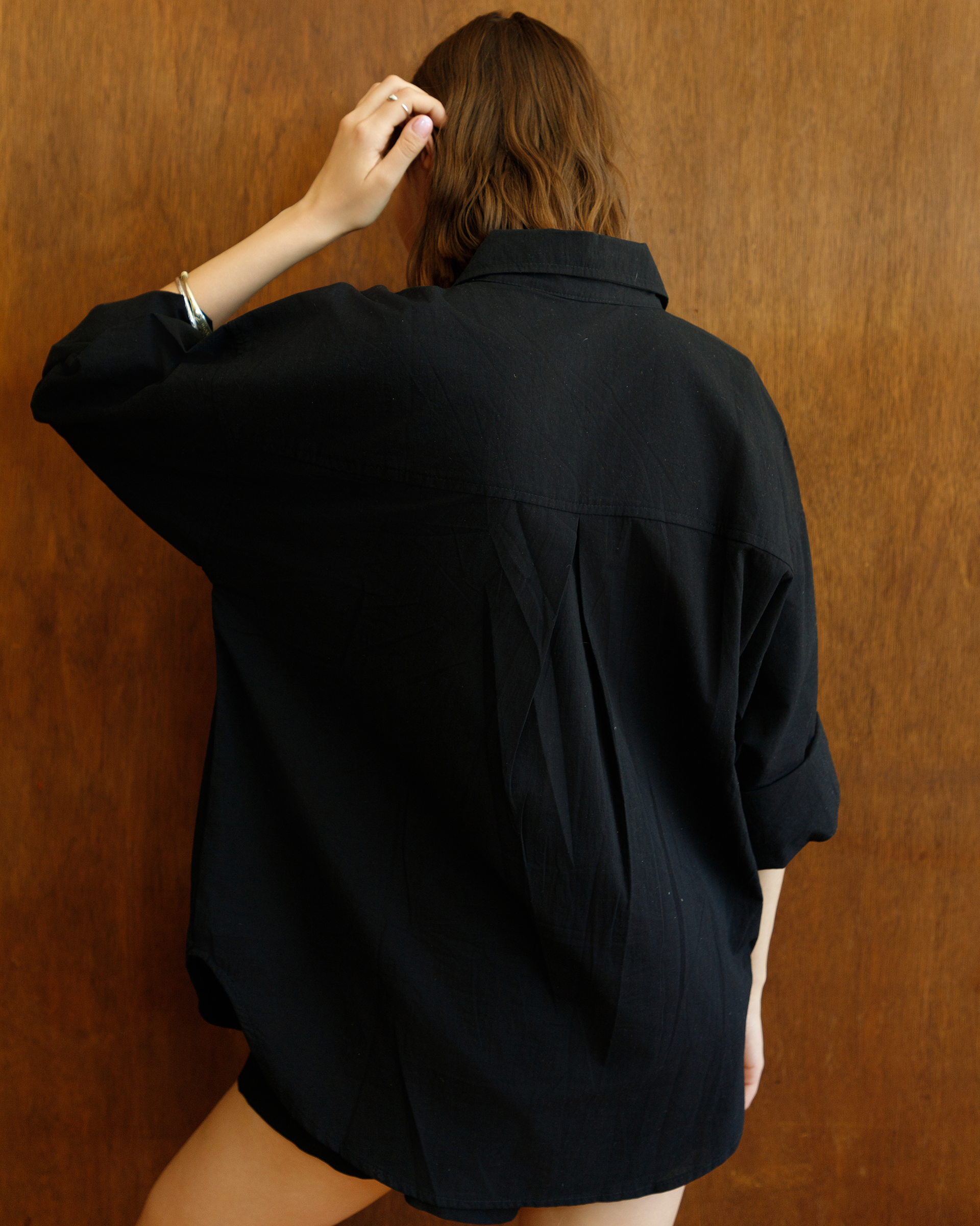 Mercer Button Up Shirt- Black