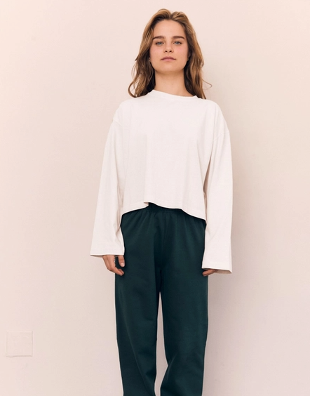 Long Sleeve White Tee